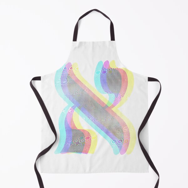 Item preview, Hebrew Typography: Letter Alef RGB Distortion designed and sold by Amber Dove Studio.