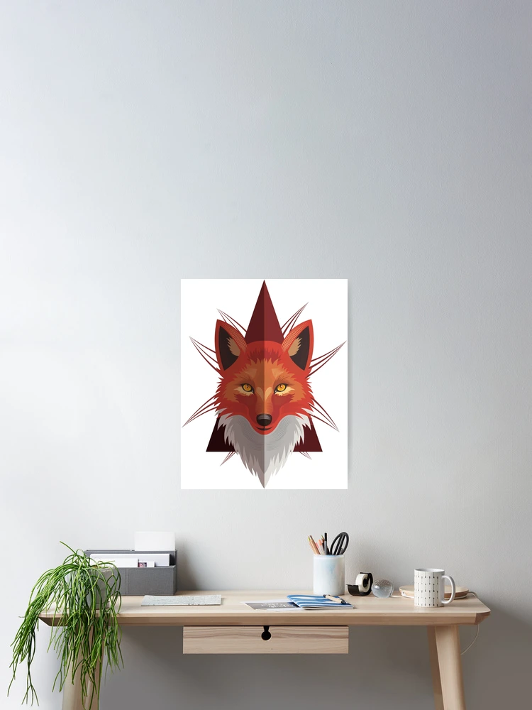 Thumbnail 2 of 3, Poster, Vector Fox designed and sold by PSDlayoutReady.