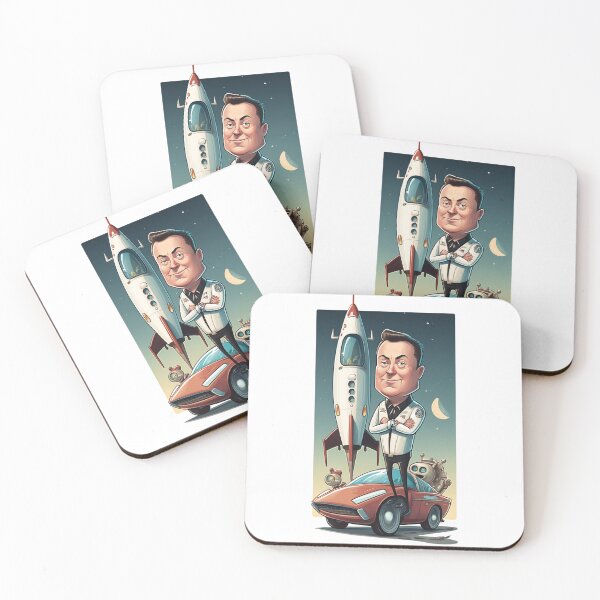 Item preview, Elon Musk and a Rocket designed and sold by Kameeno.