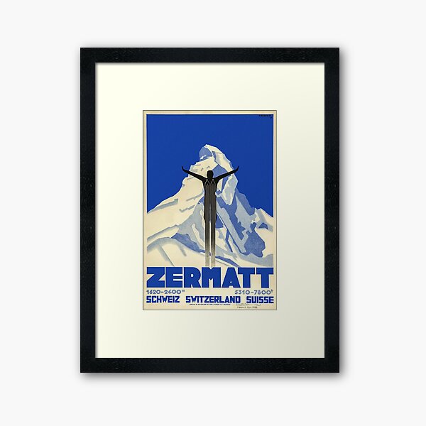 Item preview, Zermatt, Switzerland,Ski Poster designed and sold by BokeeLee.