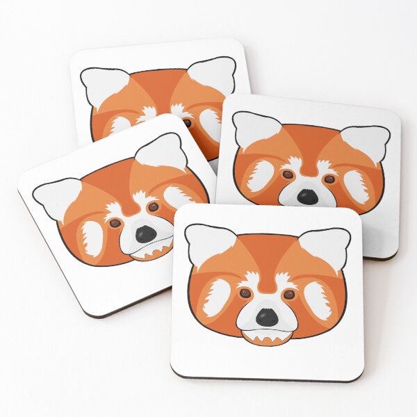 Item preview, Red Panda face designed and sold by MaxFilms.