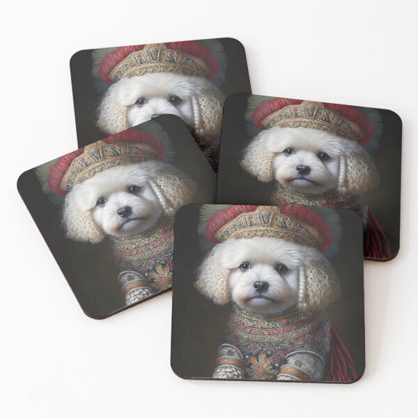 Item preview, poodle with  vintage style 03 designed and sold by jetaiart.