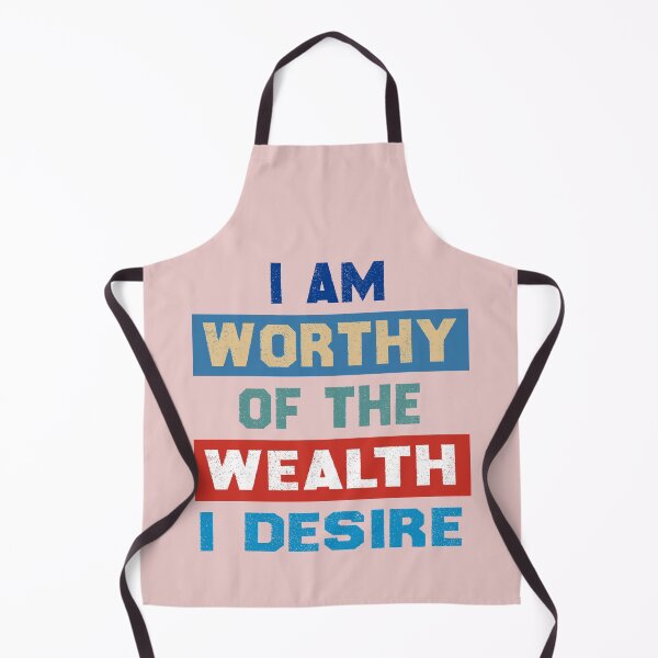 Item preview, I am worthy of the wealth I desire designed and sold by Deco-Design.