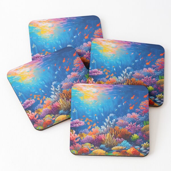 Item preview, Astounding Coral Reef designed and sold by HOMEDESIGNPRINT.