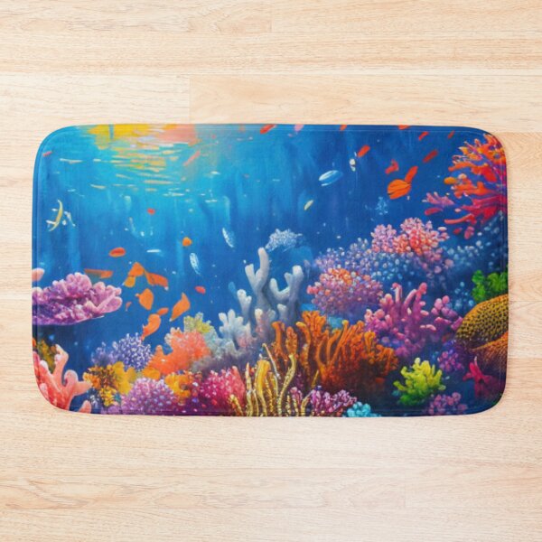 Item preview, Astounding Coral Reef designed and sold by HOMEDESIGNPRINT.