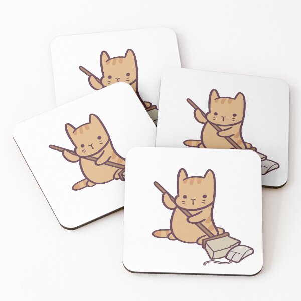 Item preview, Cute Kitty Cat Cleanup designed and sold by ThumboArtBumbo.