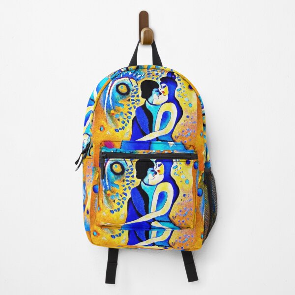 Item preview, A shadow of the past. Blue, red, gold. Abstraction. designed and sold by Natalia-Vlad.