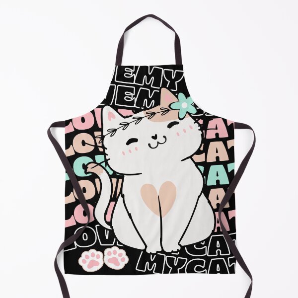 Aperçu de l'œuvre J'aime mon chat créée et vendue par Mimielitas-Shop.