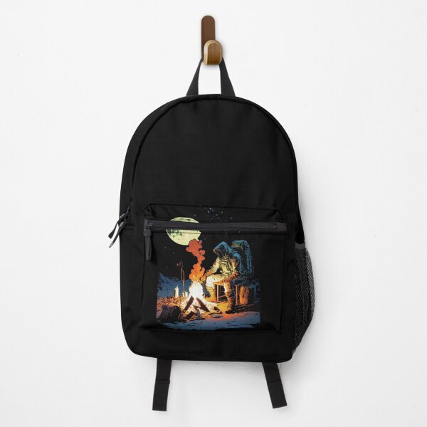 Item preview, Astronauts Camping And Lighting A Bonfire-Exploring The Moon designed and sold by FridPix.