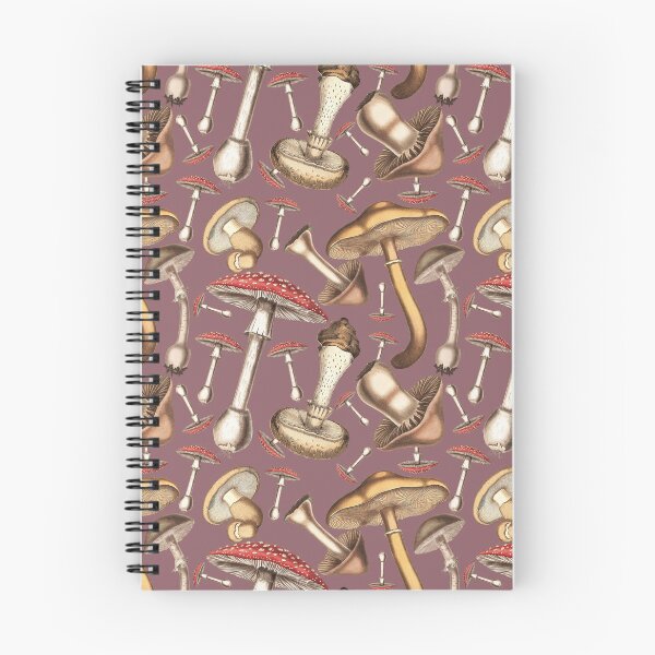 Item preview, A Mycologists Dream: Vintage Mushroom Pattern - Lilac designed and sold by CharlieCreates.