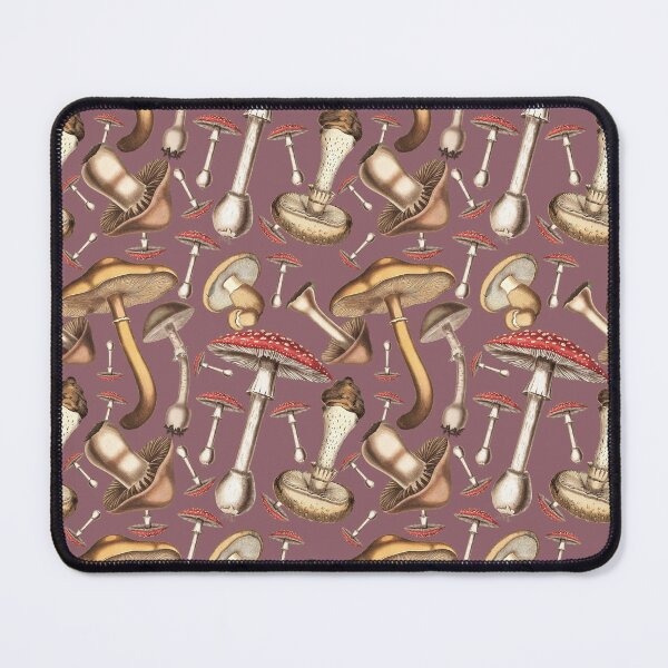 Item preview, A Mycologists Dream: Vintage Mushroom Pattern - Lilac designed and sold by CharlieCreates.