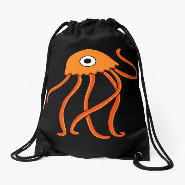 Deep Sea Fish Scary Drawstring Bag