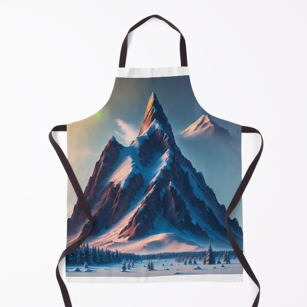 Item preview, A Majestic Mountain Peak Covered In Snow Ai Generated Art designed and sold by AiGens.