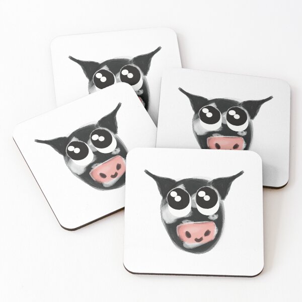 Item preview, Cute Cartoon Cow  designed and sold by JadedLilacsArt.