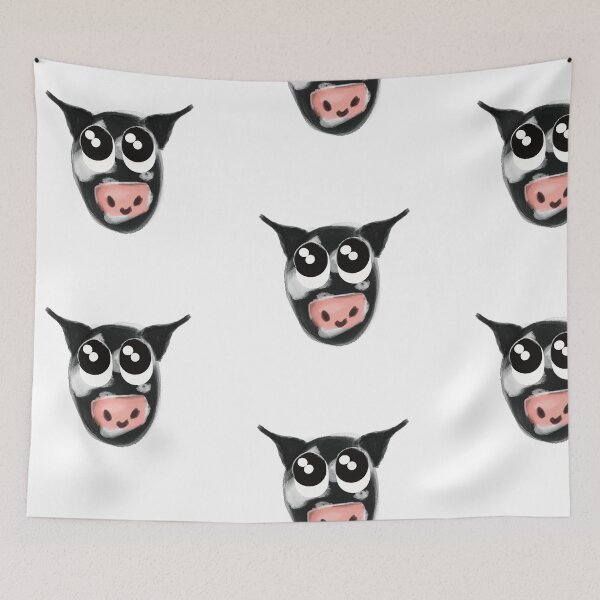 Item preview, Cute Cartoon Cow  designed and sold by JadedLilacsArt.