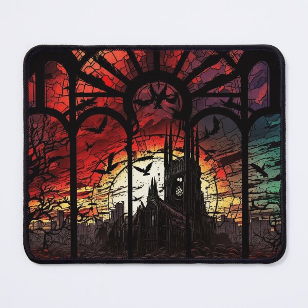 Item preview, Stained Glass Tristram Cathedral designed and sold by Nightarcade.