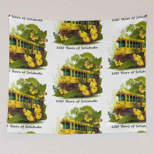 Item preview, 100 years of solitude - Yellow Train - Gabriel Garcia Marquez designed and sold by Kameeno.