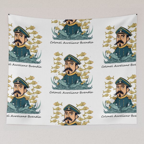 Item preview, Colonel Aureliano Buendia - 100 years of solitude designed and sold by Kameeno.