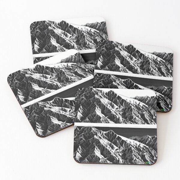 Item preview, Trippy Abstract Mountain Vibes 1 designed and sold by Benito Del Ray.