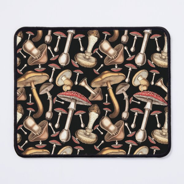 Item preview, Rustic Mushroom Design - Black designed and sold by CharlieCreates.