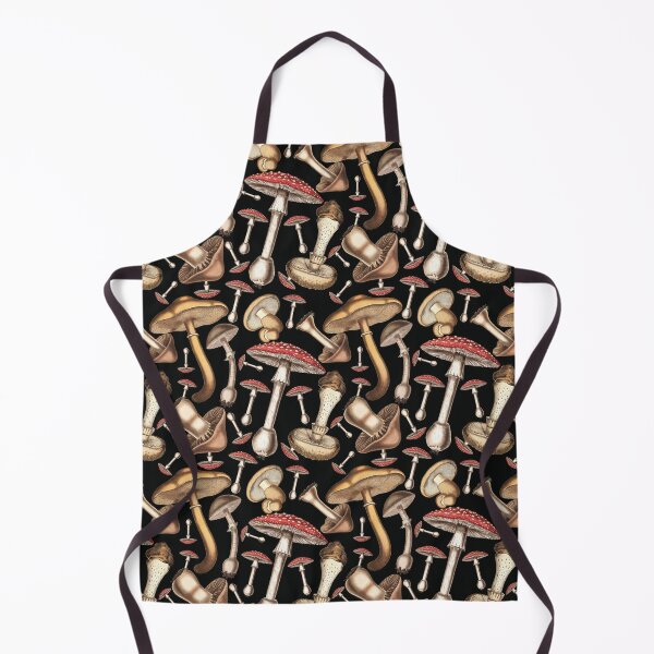 Item preview, Rustic Mushroom Design - Black designed and sold by CharlieCreates.