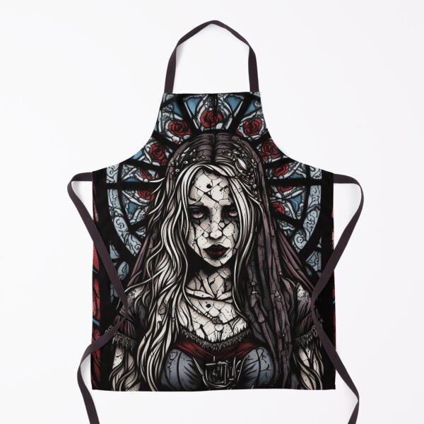 Item preview, Stained Glass Zombie Girl Villager designed and sold by Nightarcade.