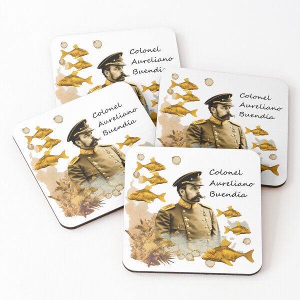 Item preview, Colonel Aureliano Buendia and golden fish - 100 years of solitude designed and sold by Kameeno.