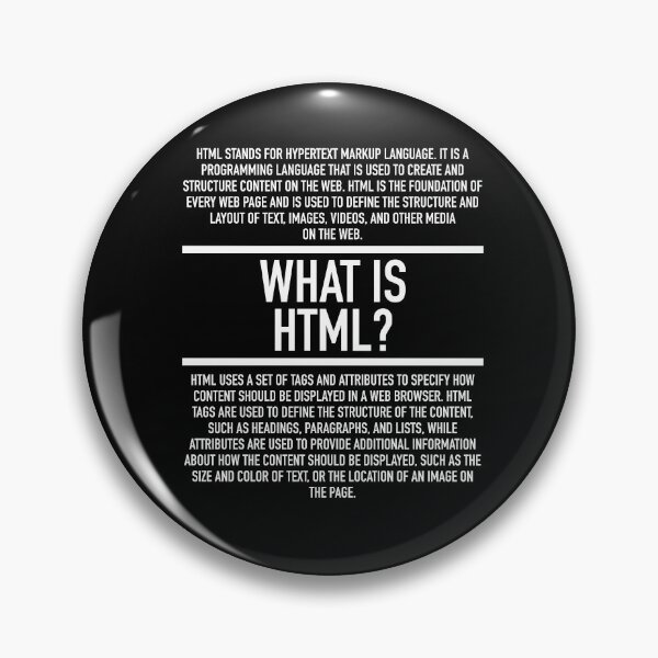 Item preview, HTML Defined  - Website Developer Coder designed and sold by HiddenVerb.