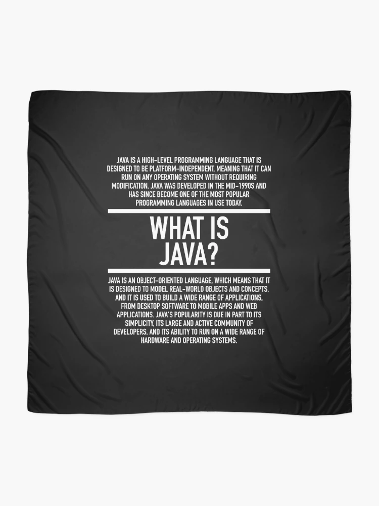 Thumbnail 2 of 3, Scarf, Java Defined - Website Developer Coder designed and sold by HiddenVerb.