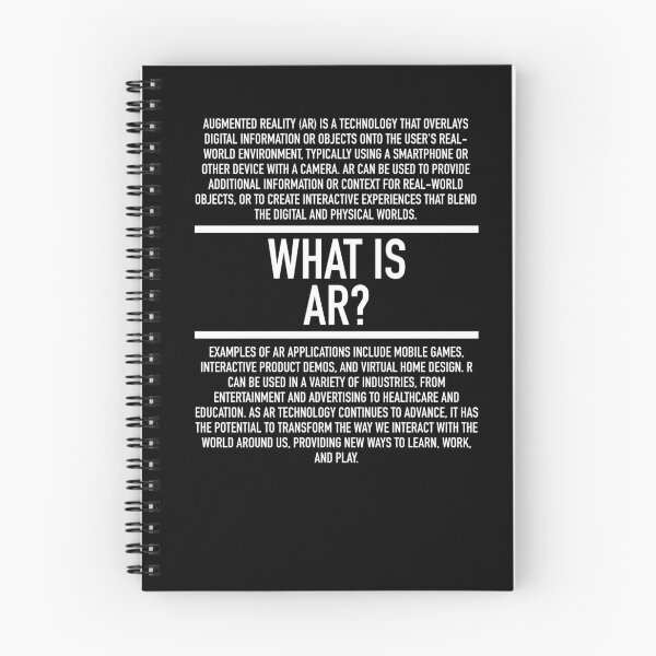 Item preview, AR Defined - Augmented Reality Developer Coder designed and sold by HiddenVerb.