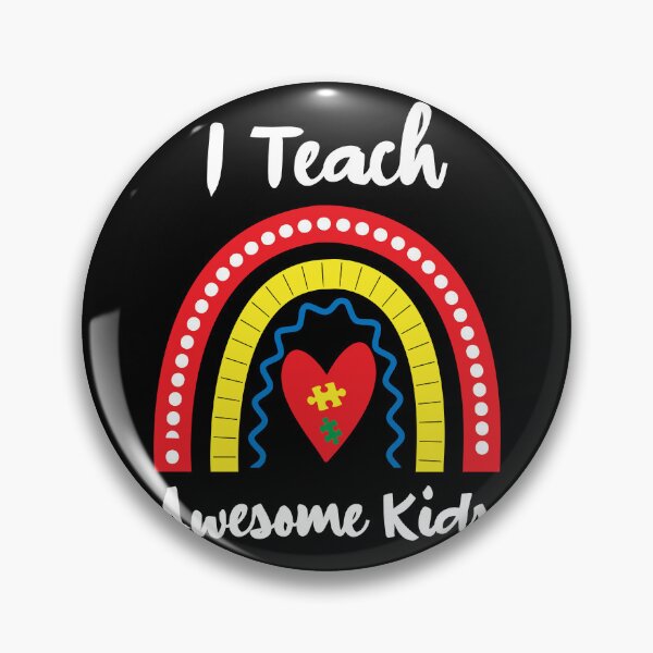 Item preview, I Teach Awesome Kids - Autism Awareness designed and sold by FirstTouch.
