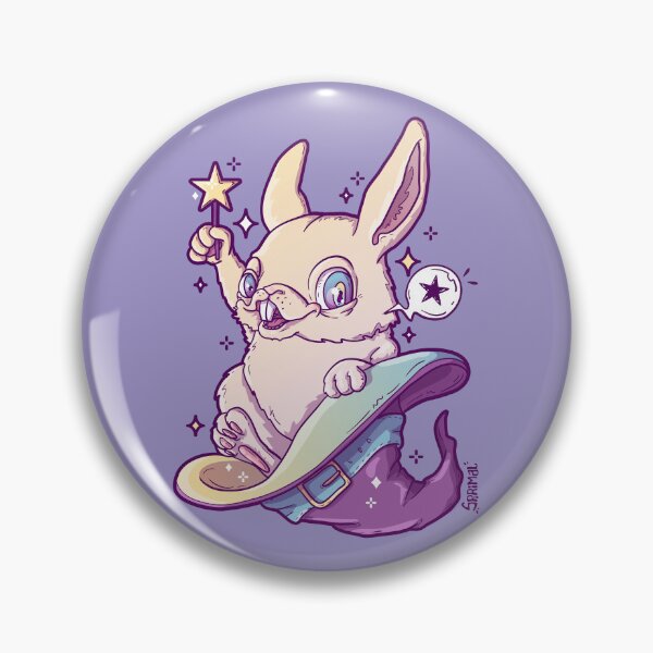 Item preview, Hoppy Wizard bunny magic pun designed and sold by SPIRIMAL.