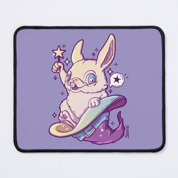 Item preview, Hoppy Wizard bunny magic pun designed and sold by SPIRIMAL.