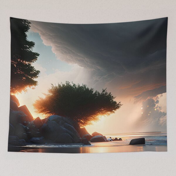 Item preview, Sailing into the Golden Hour at the Harbour designed and sold by D3monic.