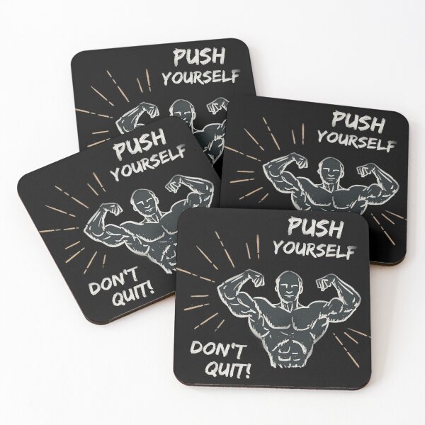 Item preview, push yourself don_t quit ! designed and sold by CustomaShirt.