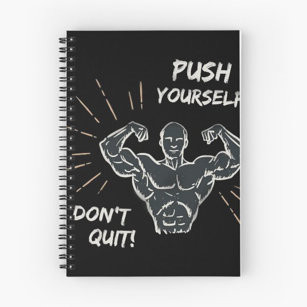 Item preview, push yourself don_t quit ! designed and sold by CustomaShirt.