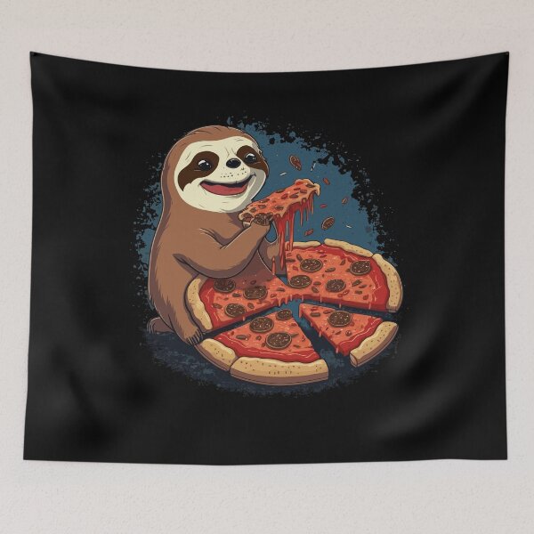 Artikelvorschau, Pizza Sloth entworfen und verkauft von k3rstman1.
