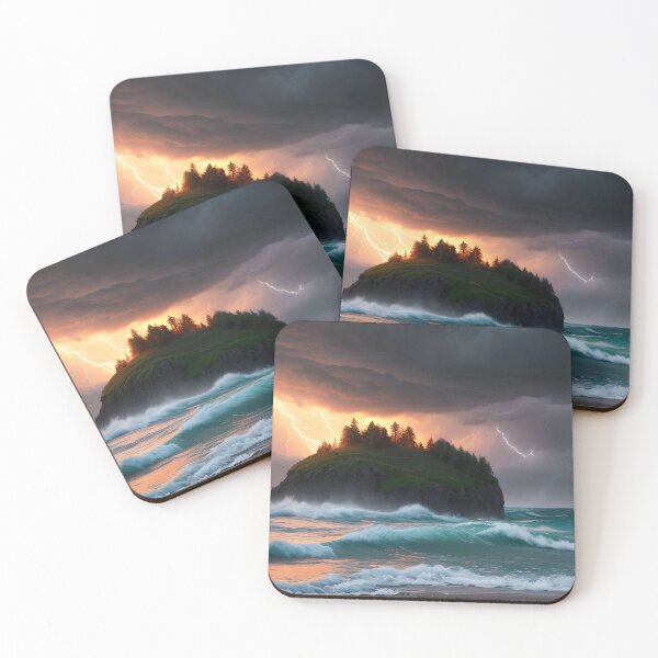 Item preview, Stormy Skies A Beautiful and Powerful Painting Concept designed and sold by D3monic.