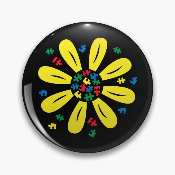 Item preview, Autism Awareness Puzzl Flower designed and sold by FirstTouch.