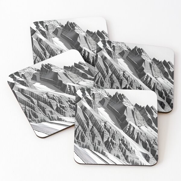 Item preview, Trippy Abstract Mountain Vibes 3 designed and sold by Benito Del Ray.