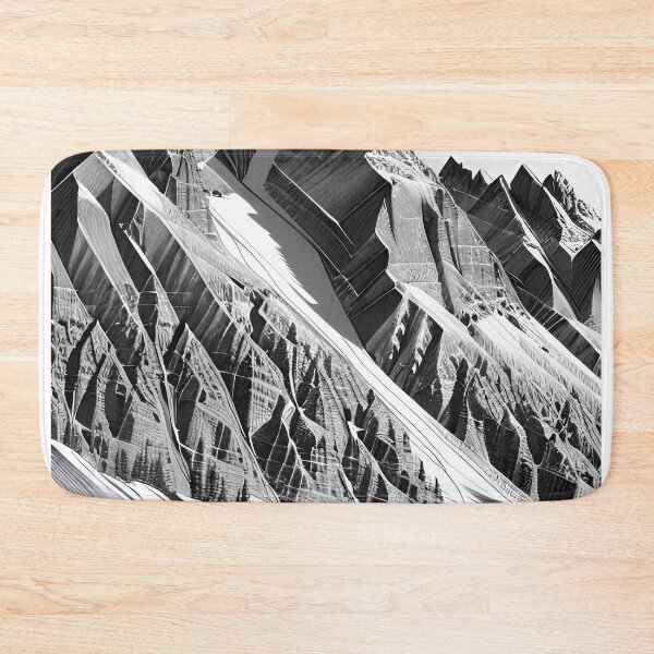 Item preview, Trippy Abstract Mountain Vibes 3 designed and sold by Benito Del Ray.