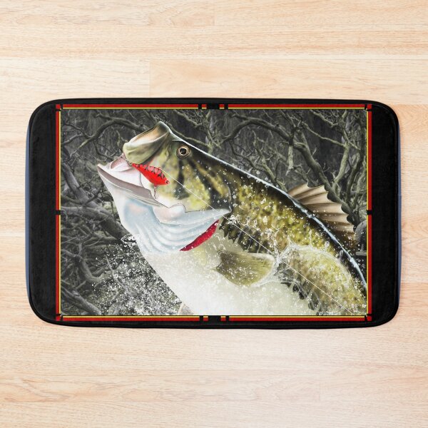 Item preview, Largemouth Bass Jumping designed and sold by Color4Nature.