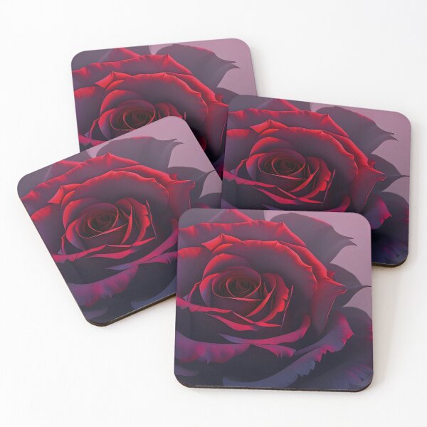 Item preview, Red Rose in Dramatic Shadow, Ai Generated Art  designed and sold by ACC .