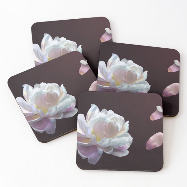 Item preview, Handpainted Peony, Petals Scattering, Peaceful Art designed and sold by AtelierAlison.