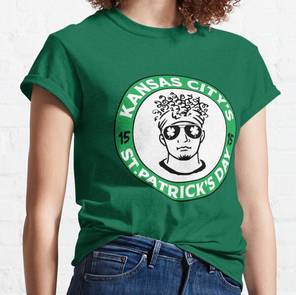 Saint Patrick Kansas City Chiefs Patrick Mahomes St. Patrick's day shirt -  T Shirt Classic