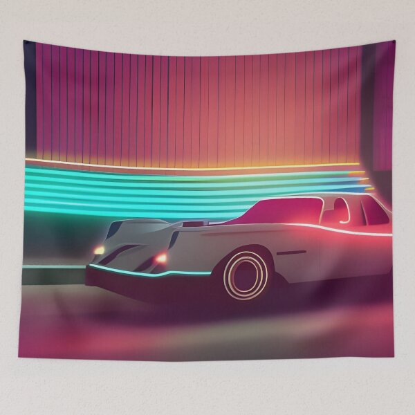 Item preview, Synth Wave Turbo Neon Lights designed and sold by Ink Art Design.