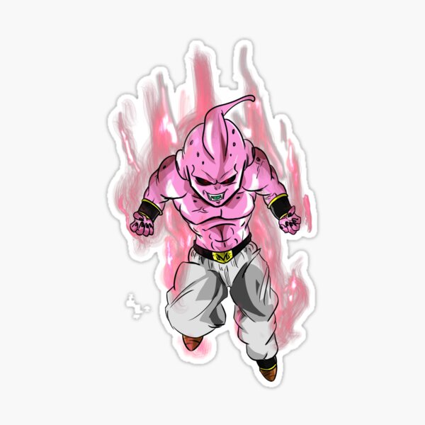 Majin Buu Sticker for Sale by KingKorn