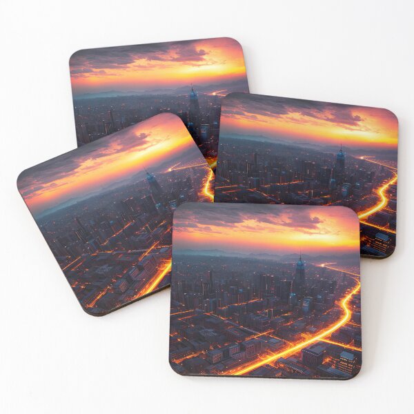 Item preview, Sunset Sails in the Harbour Glow designed and sold by D3monic.