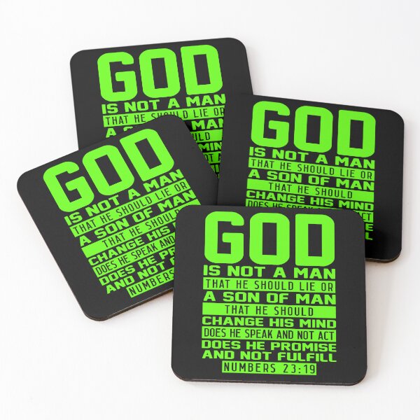 Item preview, Numbers 23:19 God Is Not A Man That He Should Lie designed and sold by plushism.