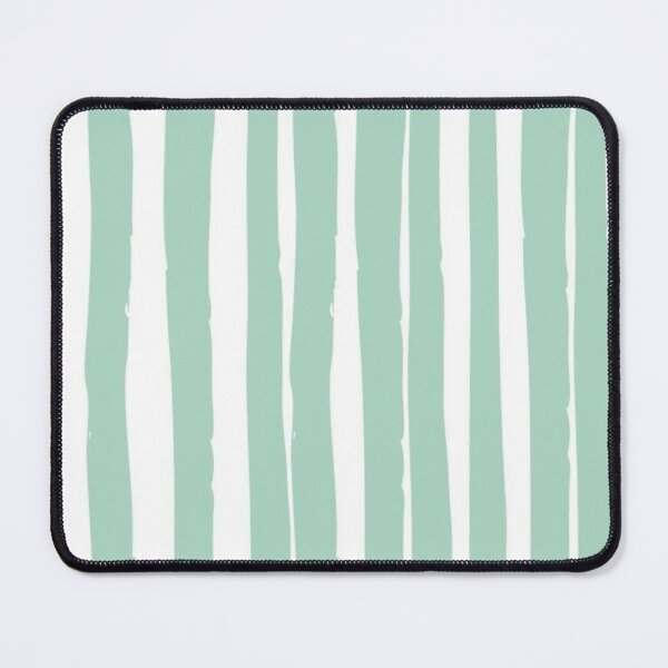 Item preview, Green and White Vertical Lines designed and sold by ZedColors.